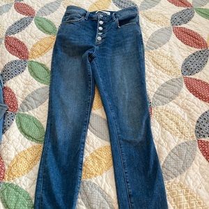 Abercrombie & Fitch high rise super skinny ankle jeans